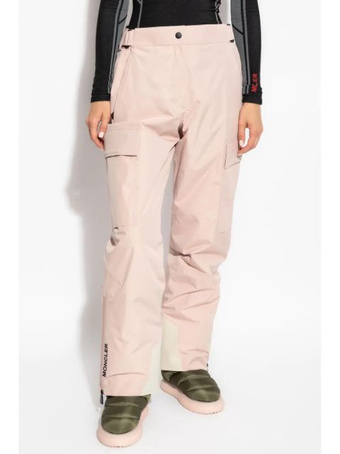 Moncler Grenoble straight-leg ski trousers - Pink