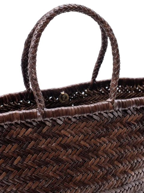 DRAGON DIFFUSION small Triple Jump tote bag - Brown