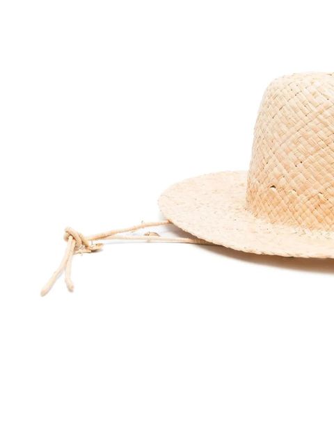 Ruslan Baginskiy pearl-embellished fedora hat - Neutrals - zdjęcie produktu nr 2