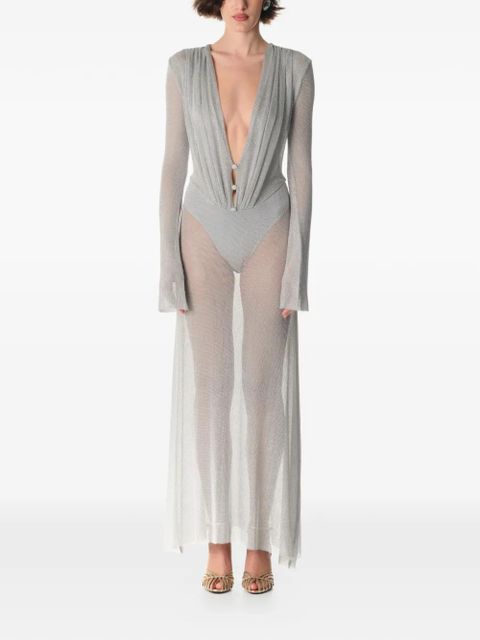 MANURÍ Suki maxi dress - Silver - zdjęcie produktu nr 2