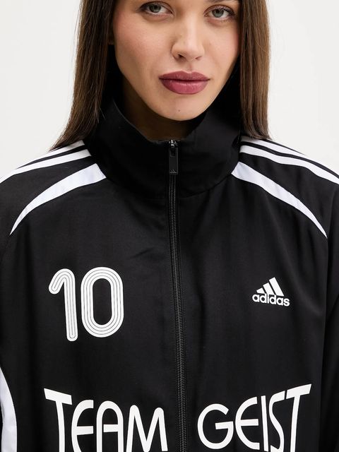 adidas Originals bluza Ovzd Tracktop damska kolor czarny z nadrukiem KE7569