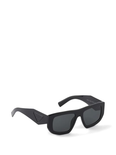 Prada Eyewear sunglasses with triangle logo - Black - zdjęcie produktu nr 2
