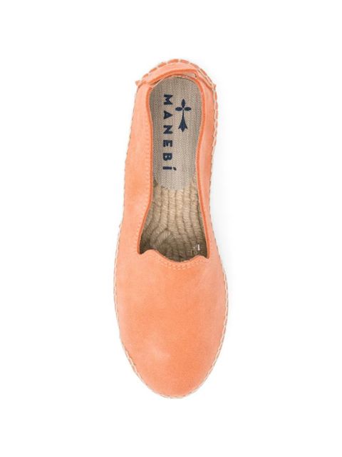 Manebi sunset orange espadrilles