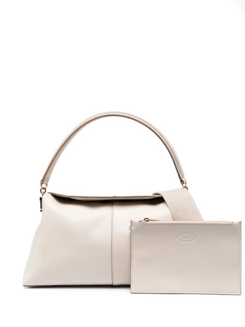 Tod's T Case logo-plaque shoulder bag - Neutrals - zdjęcie produktu nr 1