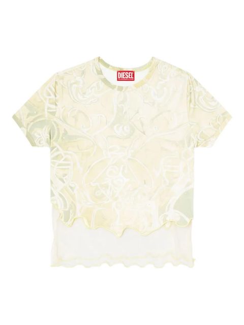 Diesel T-Inlay T-shirt - Neutrals - zdjęcie produktu nr 1