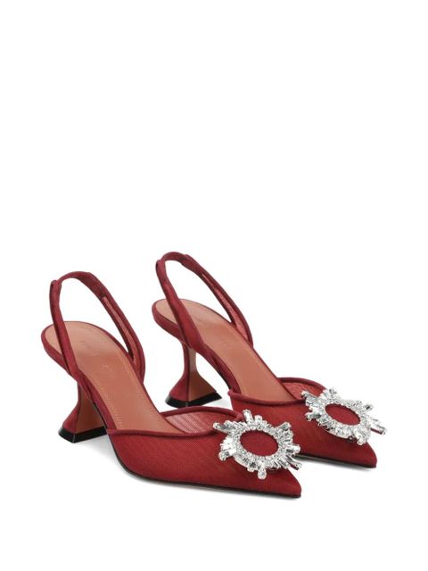 Amina Muaddi 70mm Begum pumps - Red