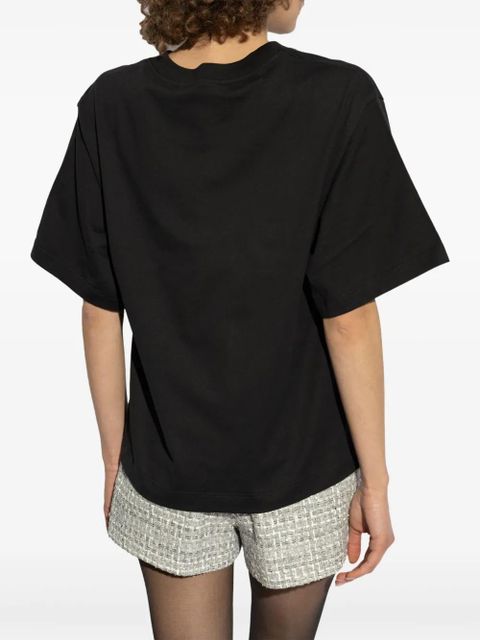 Dolce & Gabbana logo-embroidered T-shirt - Black