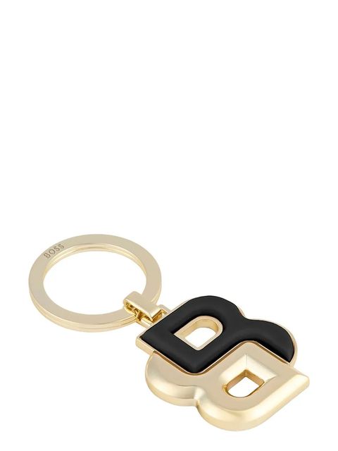 BOSS brelok do kluczy Double B Black & Gold kolor multicolor - zdjęcie produktu nr 2
