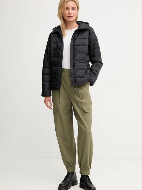 Pepe Jeans spodnie damskie kolor zielony fason cargo high waist PL2100016 - zdjęcie produktu nr 2