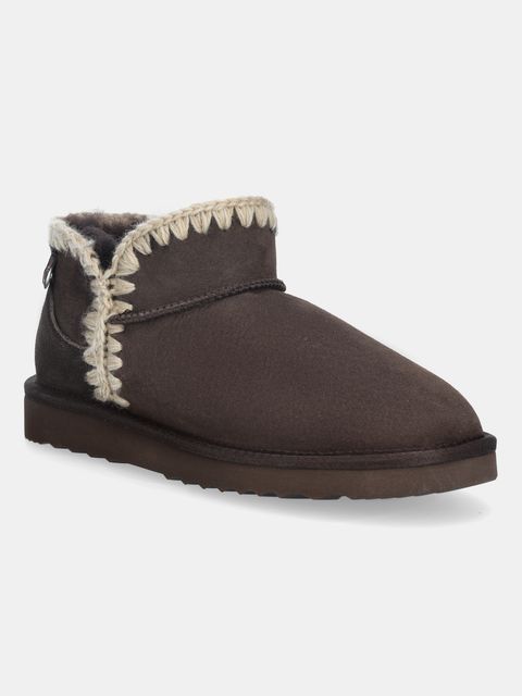 Answear.LAB śniegowce zamszowe kolor brązowy - zdjęcie produktu nr 1