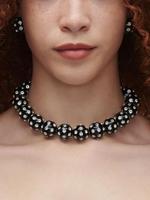 Marc Jacobs Polka Dot Statement necklace - Black - zdjęcie produktu nr 2