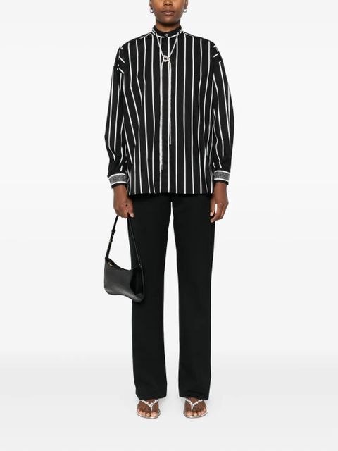 PINKO striped lace shirt - Black - zdjęcie produktu nr 2