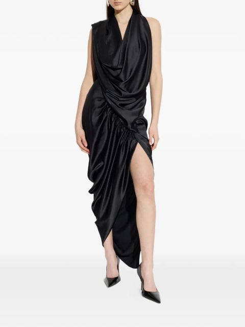 Vivienne Westwood draped slit dress - Black - zdjęcie produktu nr 2
