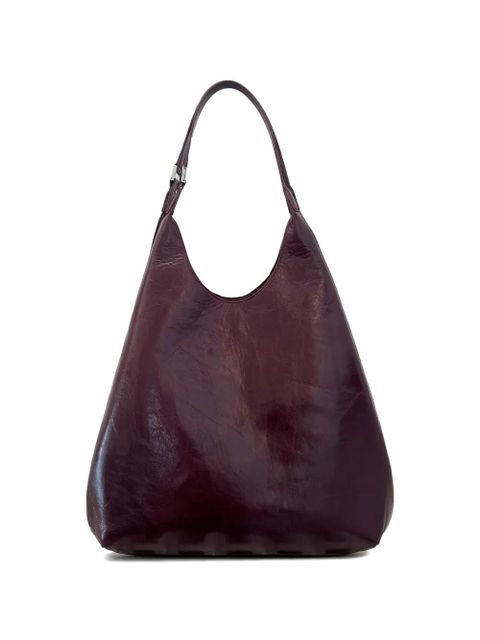 BY FAR Amber leather shoulder bag - Purple - zdjęcie produktu nr 1