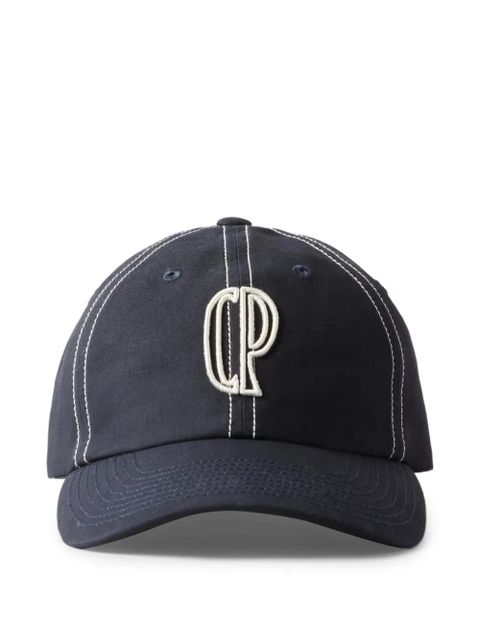 Claudie Pierlot logo-embroidered topstitched cap - Blue - zdjęcie produktu nr 1