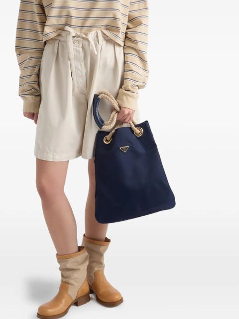 Prada Mariner large Re-Nylon bucket bag - Blue