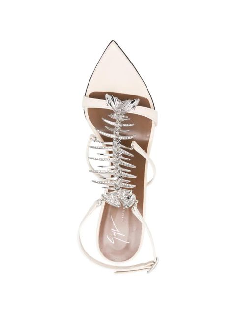 Giuseppe Zanotti Slim 2.0 fishbone pumps - Neutrals