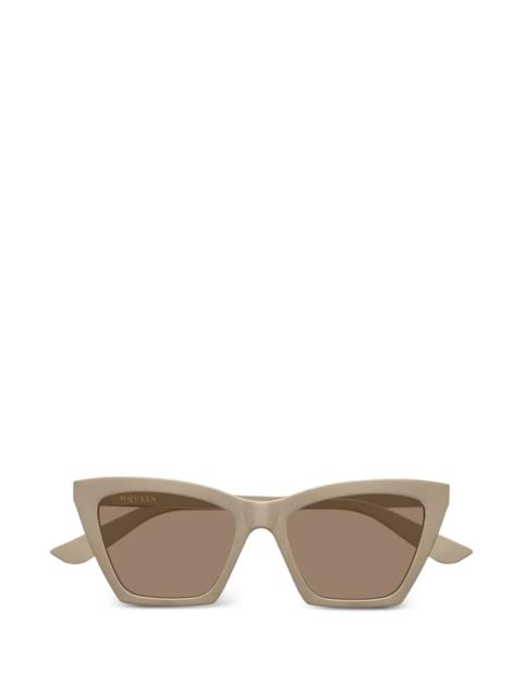 Alexander McQueen square-frame sunglasses - Neutrals - zdjęcie produktu nr 1