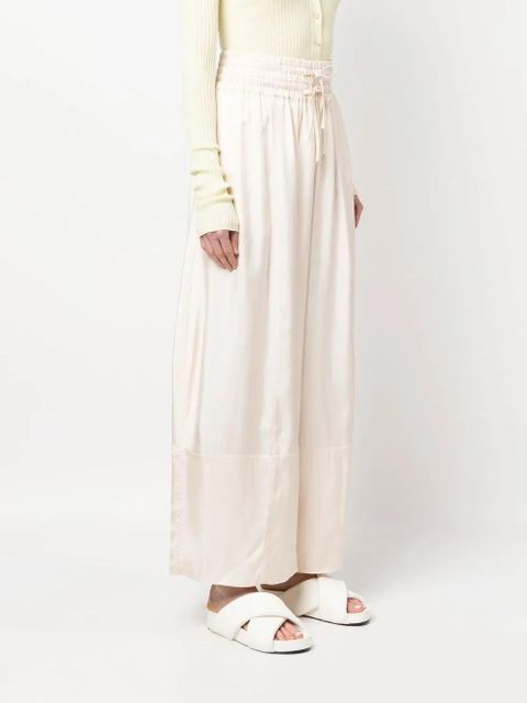 Jil Sander pressed-crease palazzo pants - Neutrals - zdjęcie produktu nr 2