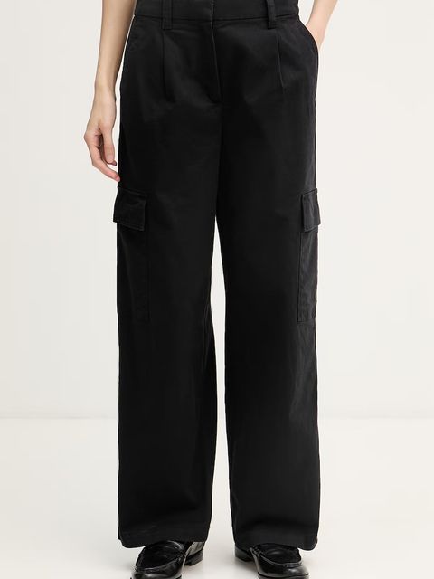 Calvin Klein Jeans spodnie damskie z bawełną - zdjęcie produktu nr 1