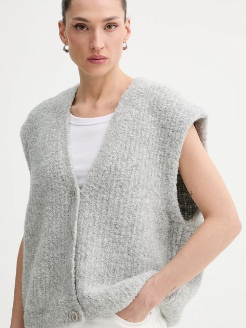 American Vintage kamizelka z dodatkiem wełny