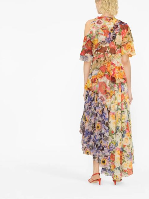 ZIMMERMANN Wonderland floral-print dress - Neutrals