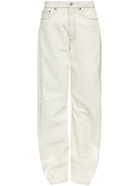 MM6 Maison Margiela five-pockets jeans - White - zdjęcie produktu nr 1