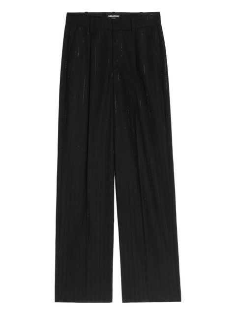 Zadig&Voltaire strass pinstripe trousers - Black - zdjęcie produktu nr 1