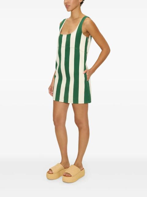 Simon Miller Sahara striped denim dress - Green - zdjęcie produktu nr 2