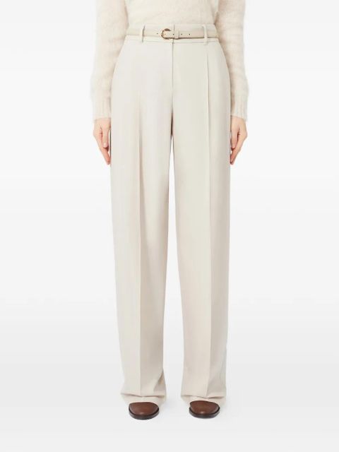 Max Mara Entrata belted pleated trousers - Neutrals - zdjęcie produktu nr 2