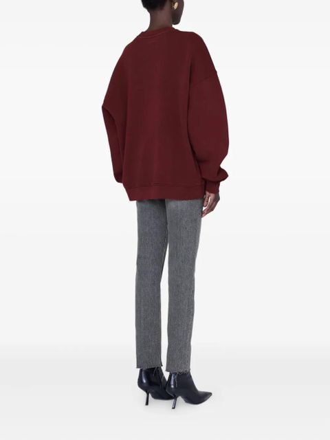 ANINE BING Miles sweatshirt - Red