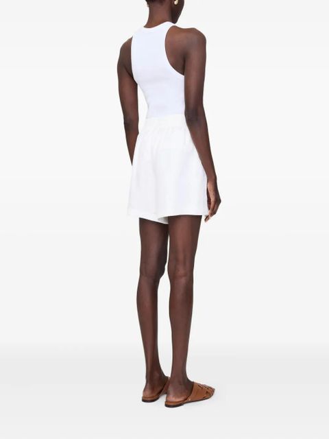 ANINE BING Kam shorts - White