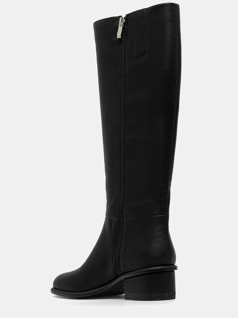 Dkny kozaki Manda damskie kolor czarny na słupku K3533943