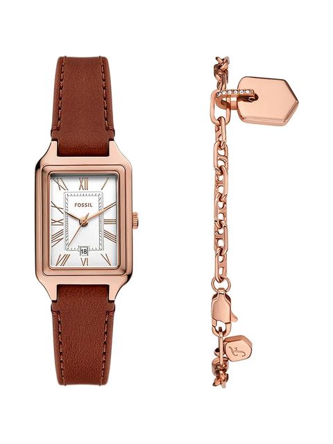 Fossil zegarek i bransoletka kolor złoty ES5377SET - zdjęcie produktu nr 1