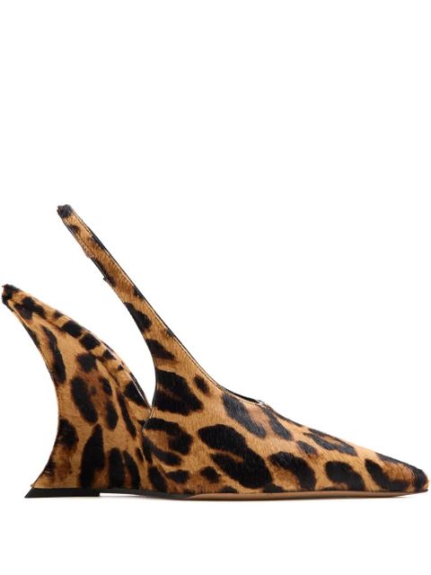 Paris Texas 105mm Nina leopard-print pumps - Brown - zdjęcie produktu nr 1