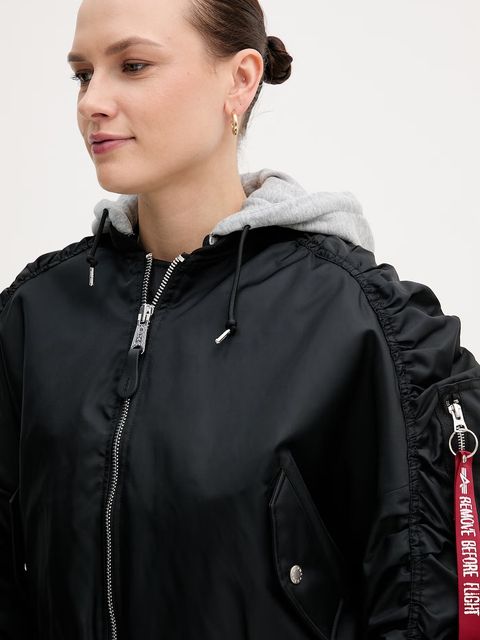 Alpha Industries kurtka Short Hooded Bomber Light W