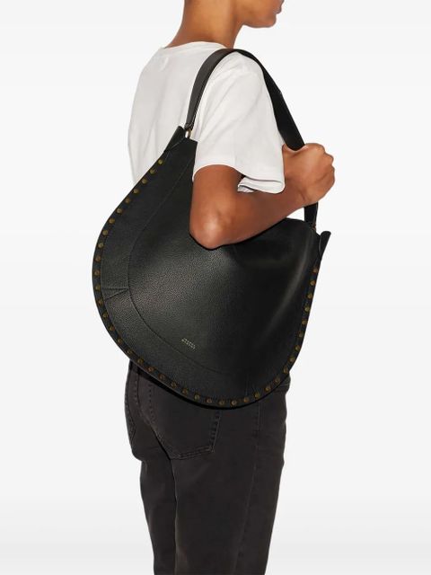 ISABEL MARANT Oskan Soft shoulder bag - Black