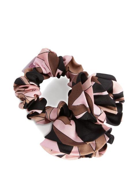 PUCCI silk hair tie with rose detail - Pink - zdjęcie produktu nr 1