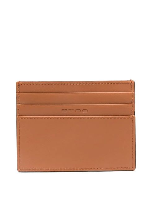 ETRO leather card holder - Brown - zdjęcie produktu nr 2