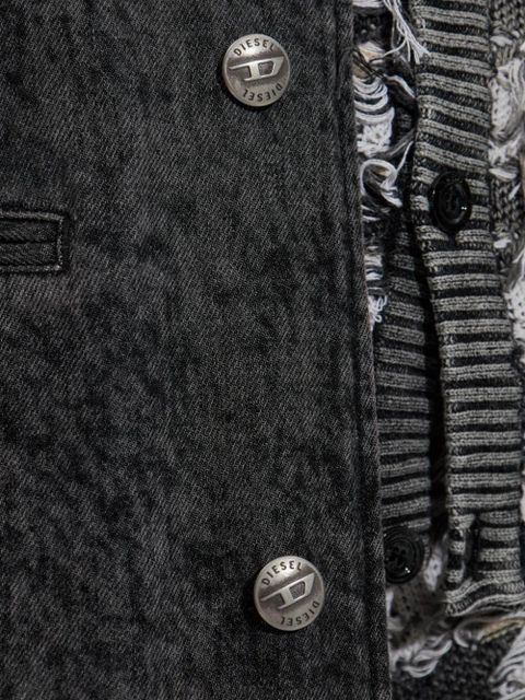 Diesel De-Ancelot denim coat - Black