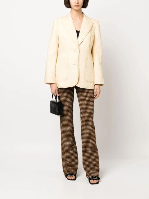 ZIMMERMANN High Tide tuxedo blazer jacket - Yellow - zdjęcie produktu nr 2