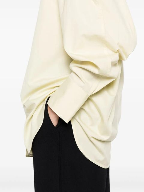TOTEME raglan-sleeves shirt - Yellow