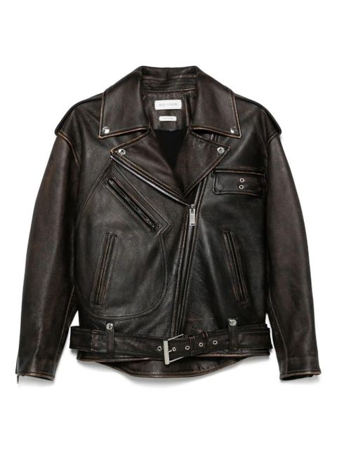 Alexander McQueen leather jacket - Brown - zdjęcie produktu nr 1