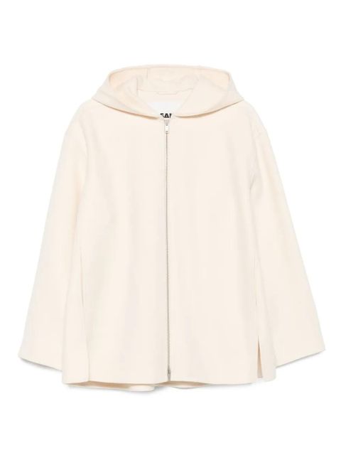 Jil Sander hooded zip-front jacket - Neutrals - zdjęcie produktu nr 1