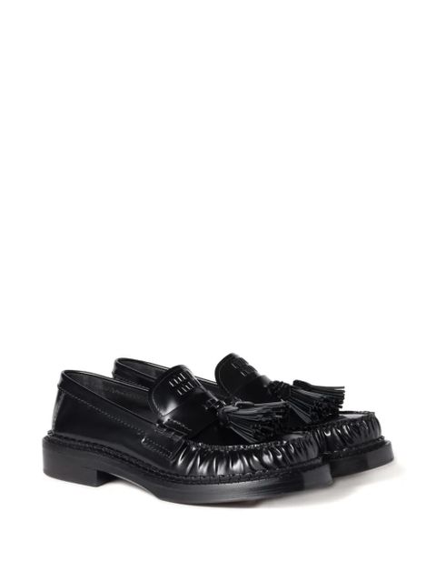 Miu Miu tassel-embellished loafers - Black - zdjęcie produktu nr 2