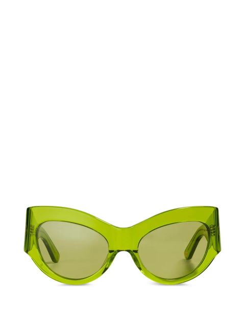 GANNI x Ace & Tate Trixie oval-frame sunglasses - Green - zdjęcie produktu nr 1