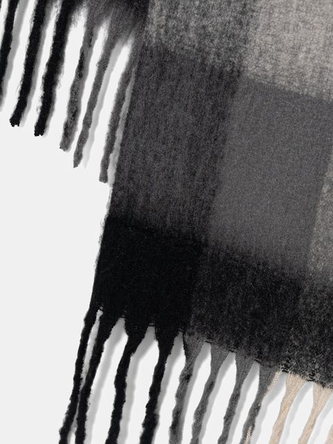 Sisley szalik damski kolor szary wzorzysty 6P1AWU02C - zdjęcie produktu nr 2