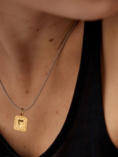 Monica Vinader Love Token necklace - Gold - zdjęcie produktu nr 2