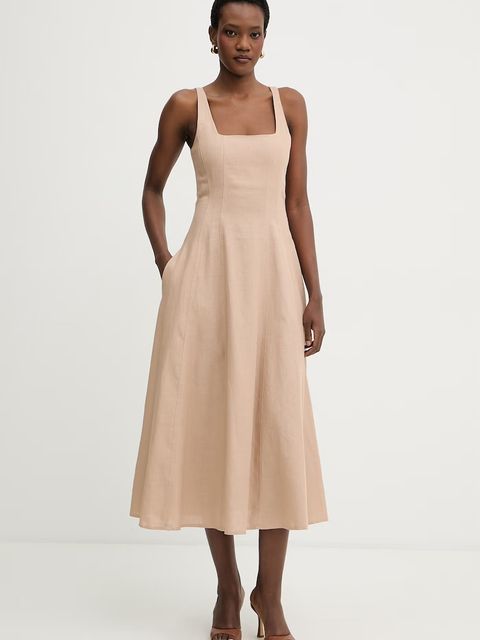 Twinset sukienka letnia z lnem - zdjęcie produktu nr 1