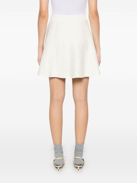 ROTATE BIRGER CHRISTENSEN firm-knit mini skirt - Neutrals